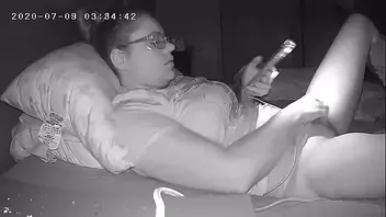 Cheating with ex boyfriend on hidden cam records for evidence