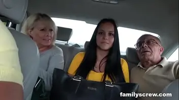 Mother takes care of sick son busty brunette