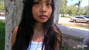 White teens fuck asian mom