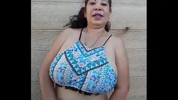 Hot sexy mom strip