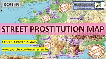 Rouen France French Street Prostitution Map Sex Whores Freelancer Streetworker Prostitutes For Blowjob Machine Fuck