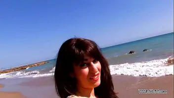 Squirted tattoo pierced babe fucked on the beach