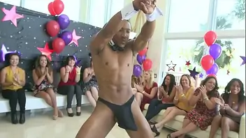 Dancing Bear Group Of Mixed Race Babes Suckin Fuckin Male Strippers