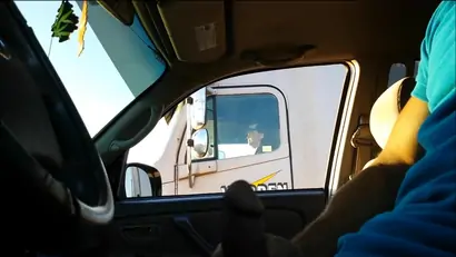 Flash female trucker 3