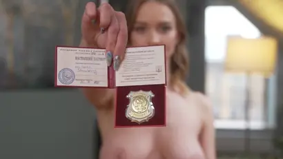 Sexy cop loren strawberry rough anal punishment gang bang