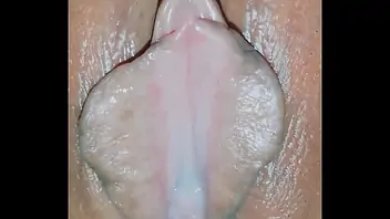 Creamy pussy closeup grool