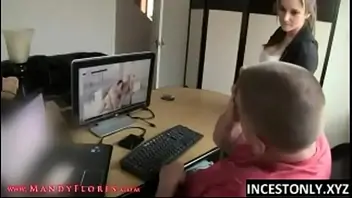 Daughter watch porn n dad come