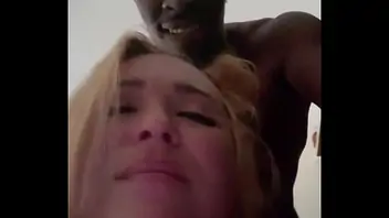 Ebony loving that white cock