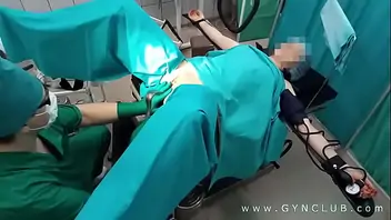 Hairy gynecologist squirting