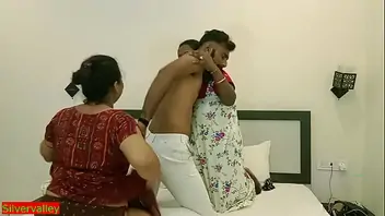 Indian girls hidden cam sex with threesome