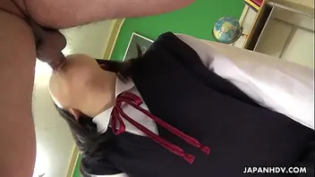 Japanese classroom handjob