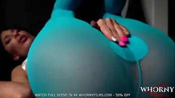 Rough reverse cowgirl anal