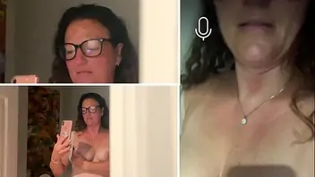 Spying on stepmom in shower