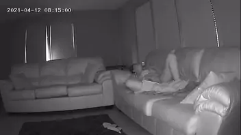 Spying sister homemade getting horny on couch