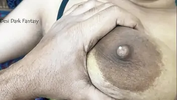 Sucking lactating boobs