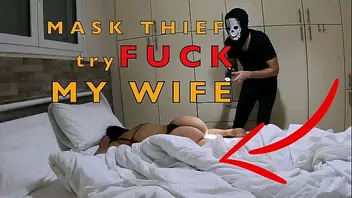 Wife fucking robber while husband out